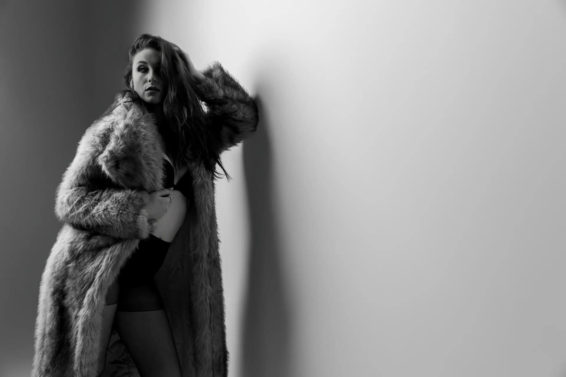 Boudoir élégance en lumière